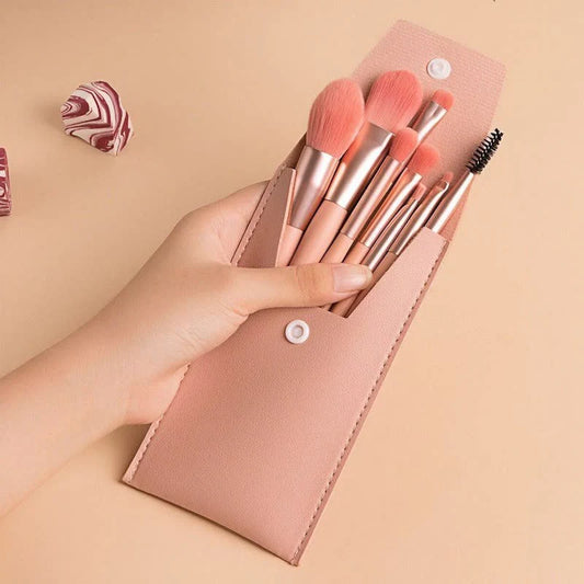 Elevate Your Beauty Game with Our 8-Piece Portable Makeup Brush Set! Perfect for Beginners On-the-Go! ✨💄 #BeautyEssentials #MakeupBrushes