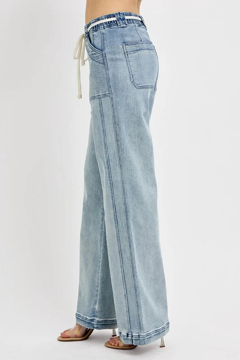 Step Up Your Style Game with RISEN Plus Size Straight Leg Jeans – Perfect Fit and Pockets! #FashionGoals #PlusSizeStyle