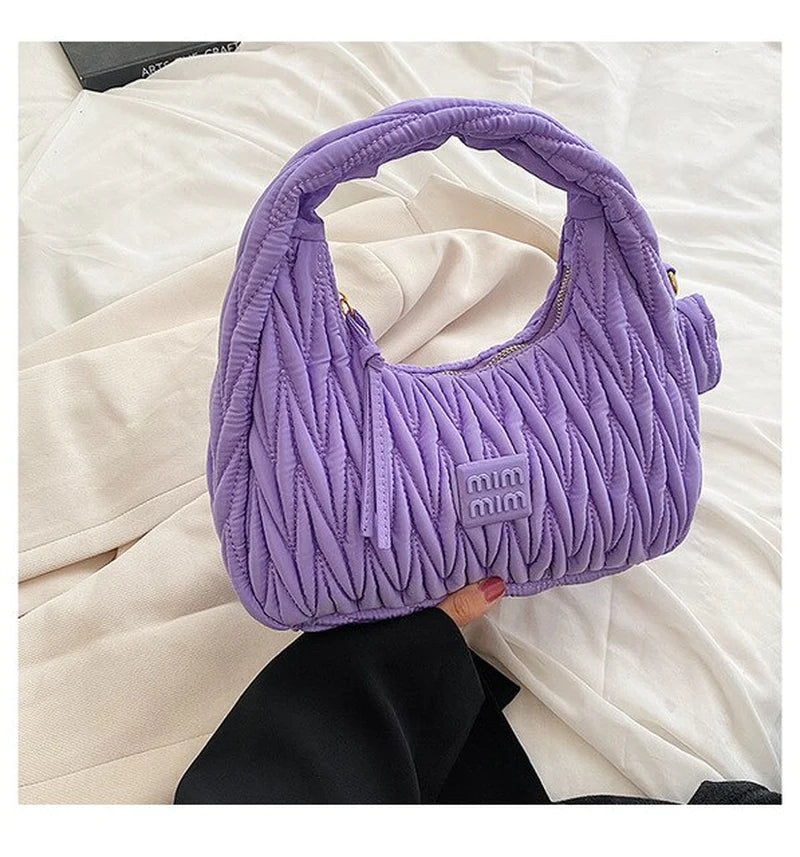 Elevate Your Style with Our New Luxury Nylon Hobo Bag & Coin Purse! Perfect for Any Evening Out! ✨👜 #Fashion #Luxury #Style2023