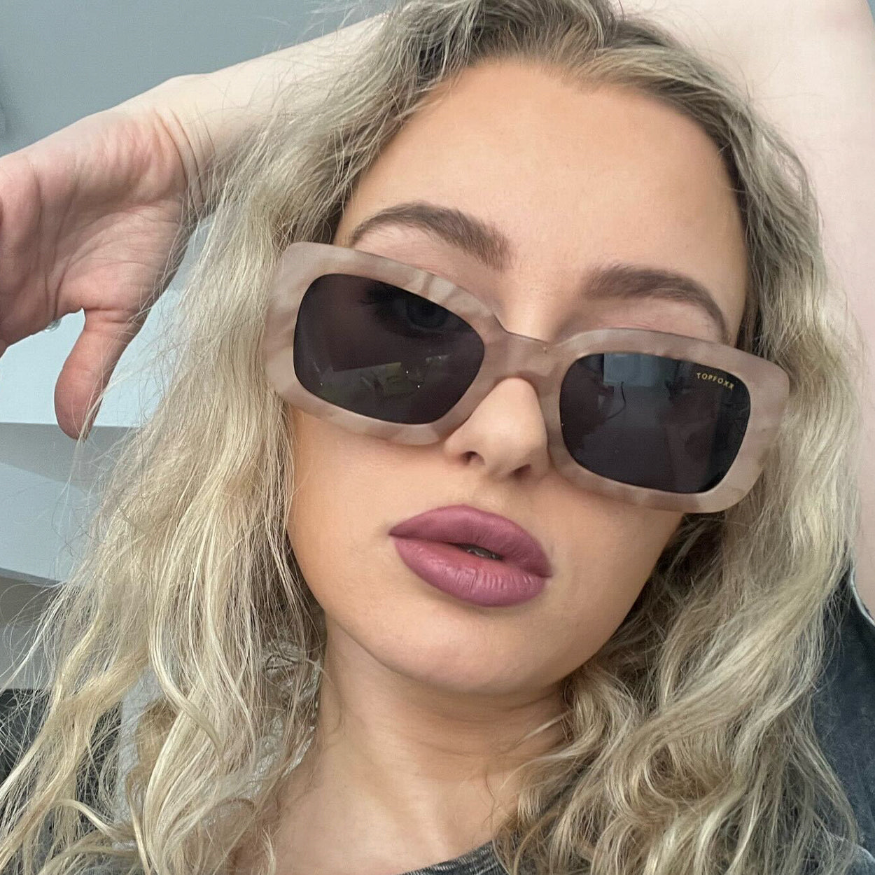 Gigi Cinnamon Swirl Eco Frames Recycled Eyewear By TopFoxx