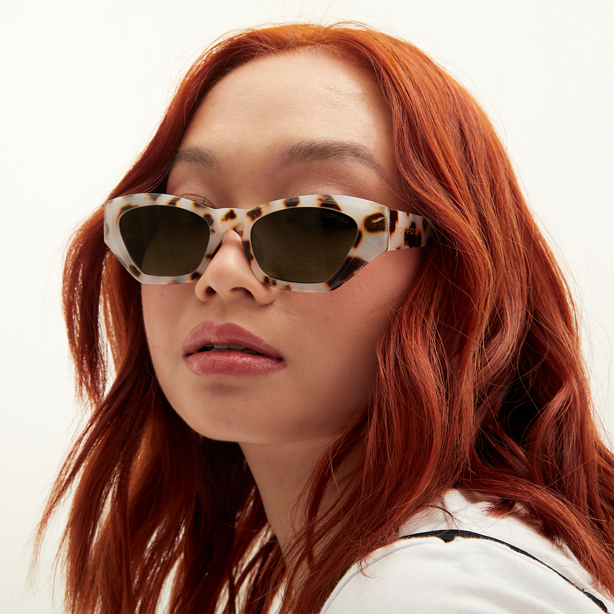 Bright As My Future Tortoise Cat Eye Sunglasses Women