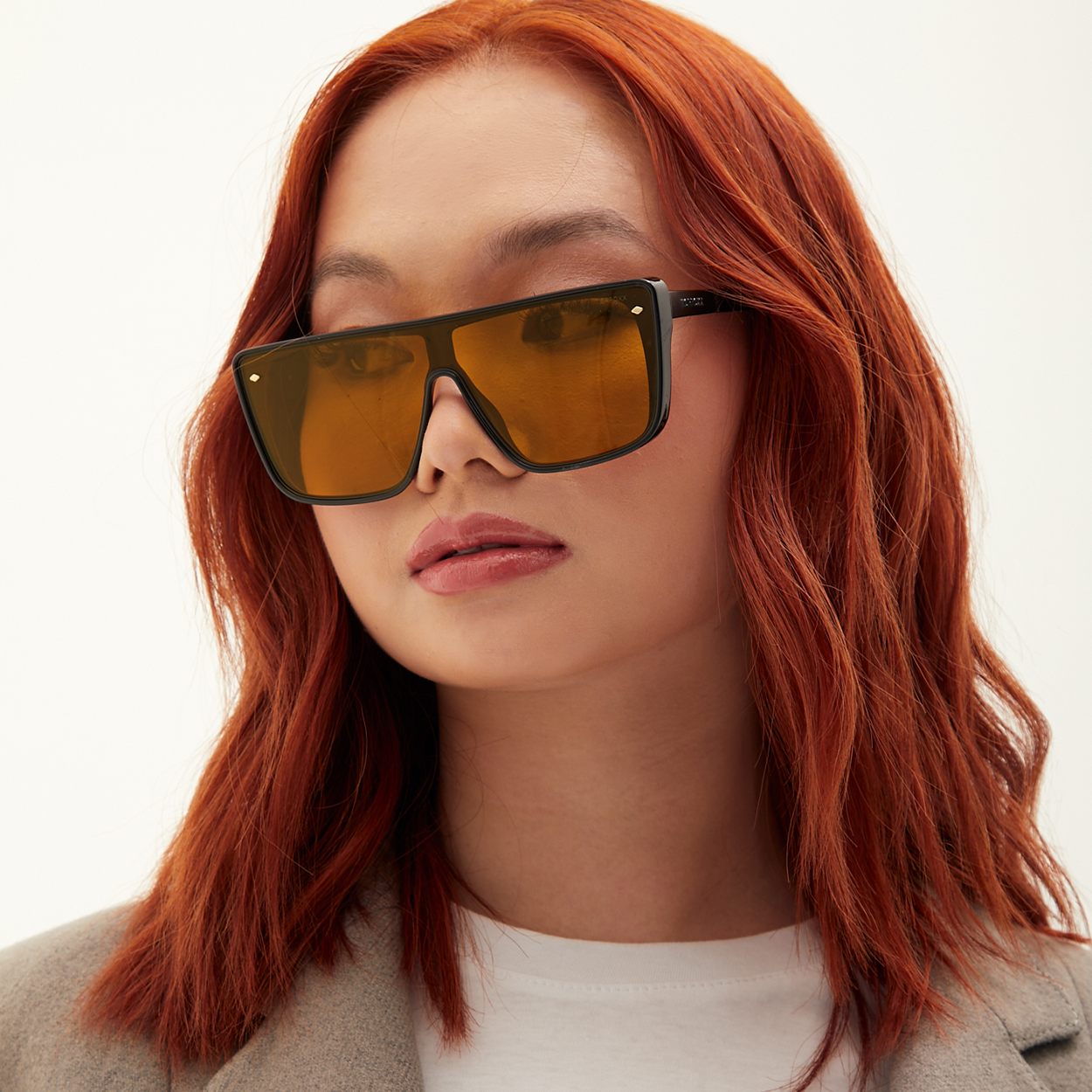 Sustainable Rayz Limited Edition Yellow Squared Sunglasses