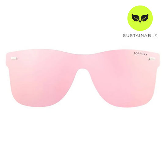 Sustainable Future Wife Rosegold Square Wayfarer Sunglasses