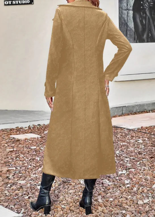Double Breasted Coat For Women Street Hipster Style