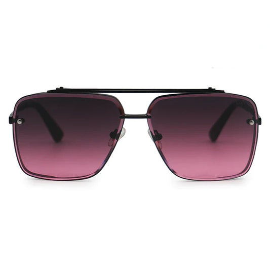 Bella Ruby Oversized Squared Aviators Sunglasses Collection