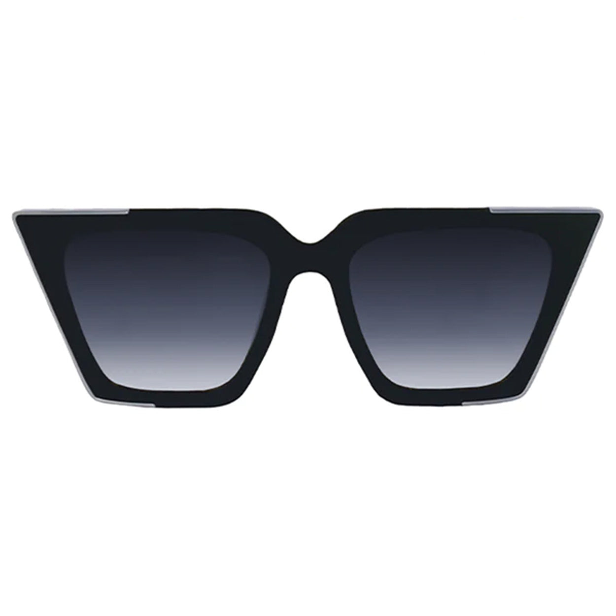 The CEO Black Faded Lens Cat Eye Sunglasses TopFoxx