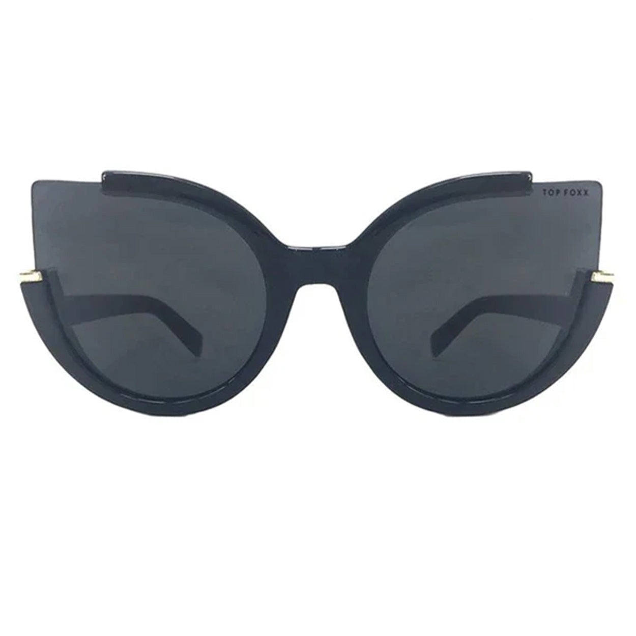 Sustainable Chloe Black Cat Eye Sunglasses With Case