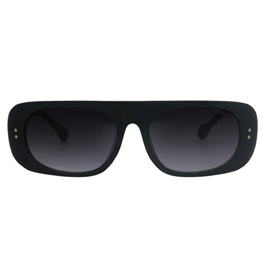 Claim It Black Sunglasses Rectangular Frame By TopFoxx