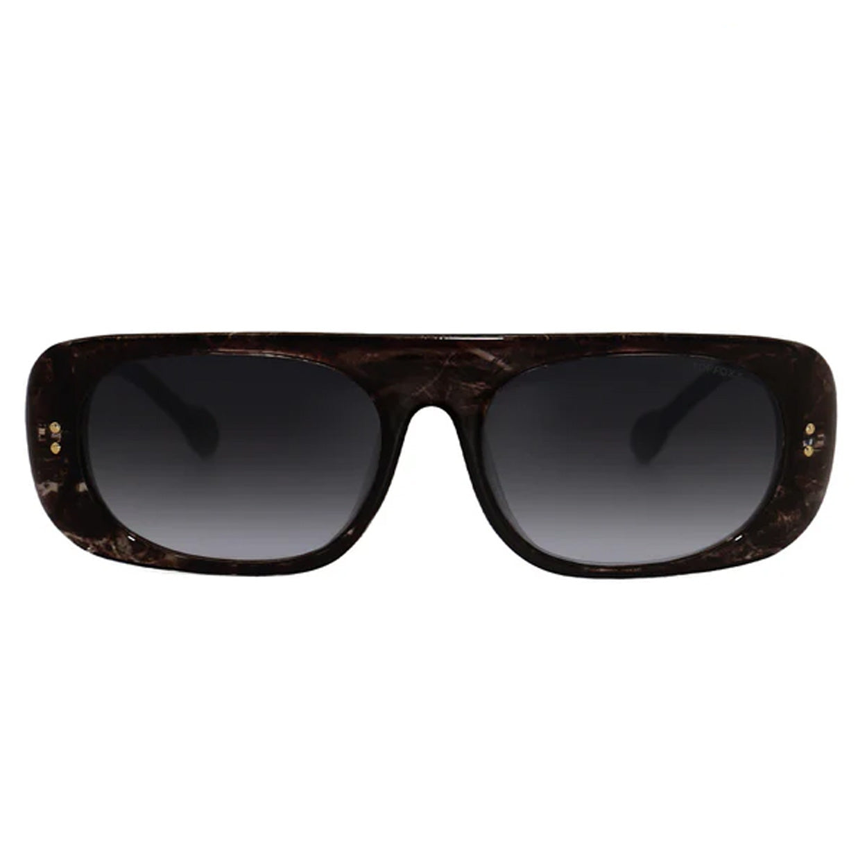Claim It Black Tortoise Sunglasses With Gold Detailing