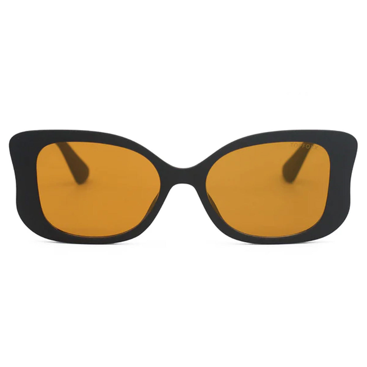 Empress Black And Yellow Oversized Butterfly Sunglasses