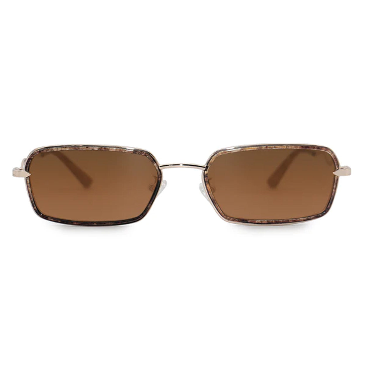 Eve Brown Vintage Sunglasses 90s Rectangular Frames