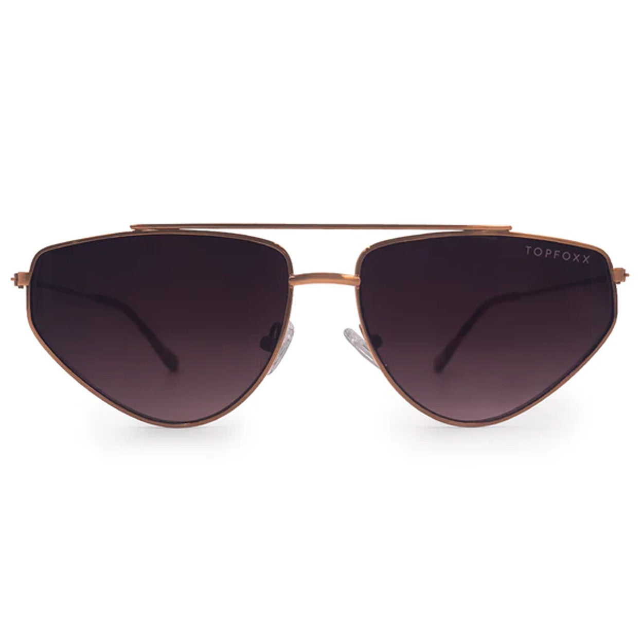 Hasta La Vista Dark Purple Aviator Sunglasses TopFoxx