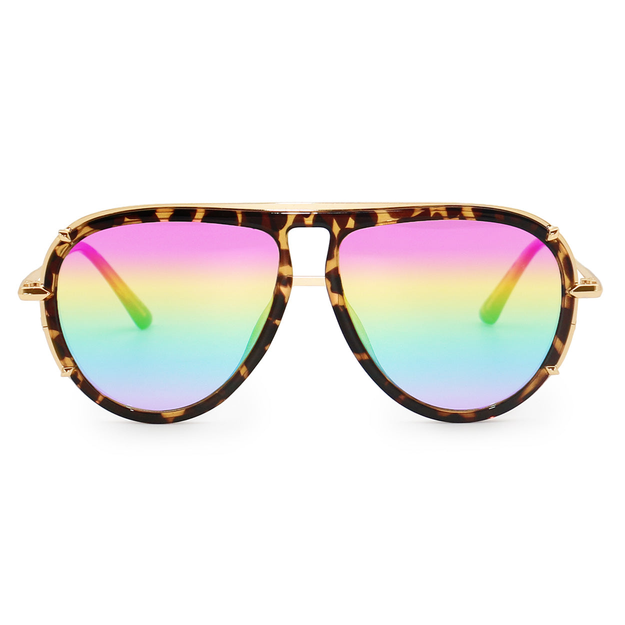 Ivy Luxe Pride Tangle Free Round Aviator Sunglasses Edition