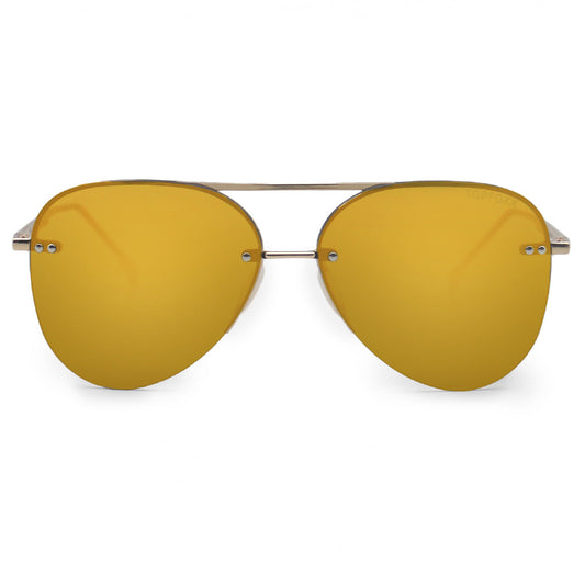 Smaller Megan 2 Mirrored Bronze Aviator Sunglasses