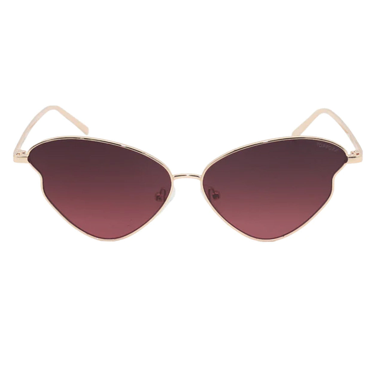 Transformation Faded Ruby Metallic Sunglasses Butterfly