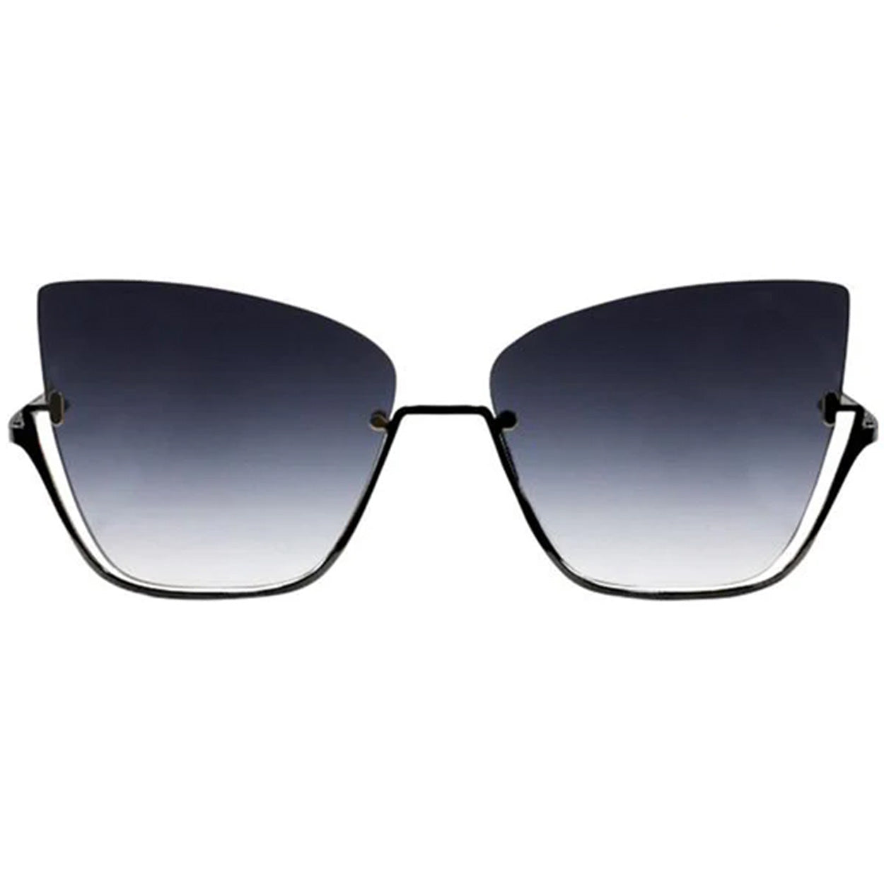Vixen Black Lens Cat Eye Sunglasses By TopFoxx Raya
