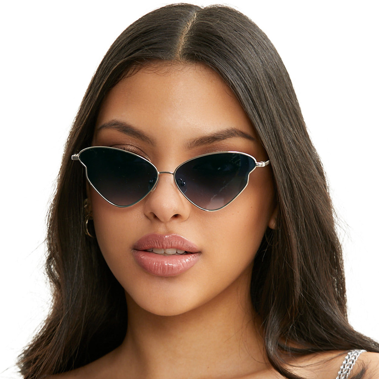 Transformation Metallic Butterfly Sunglasses Retro Style