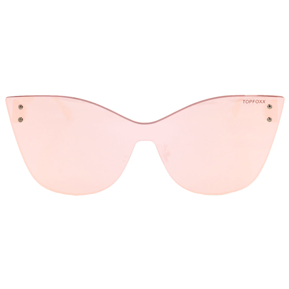 Venice 2 Pink Frame Rose Gold Lens Sunglasses One Size