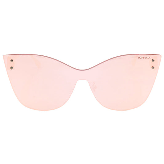 Venice 2 Pink Frame Rose Gold Lens Sunglasses One Size