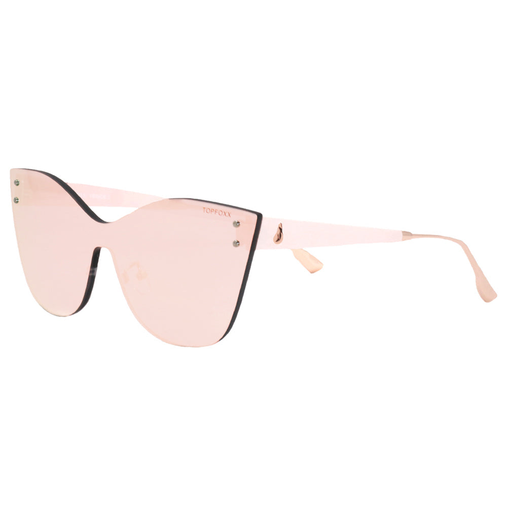 Venice 2 Pink Frame Rose Gold Lens Sunglasses One Size