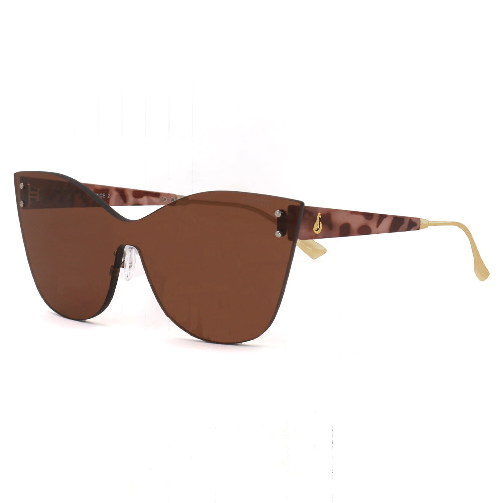 Venice 2 Tortoise Shell Sunglasses Blue Frame Silver Lens
